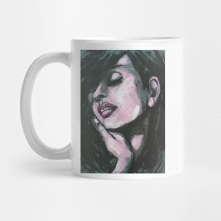 Melancholy - Portrait Of A Woman Mug